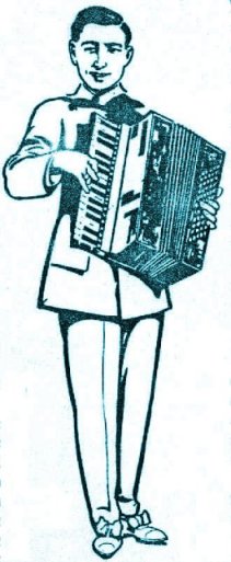 Illustration of Guido Deiro (1912)